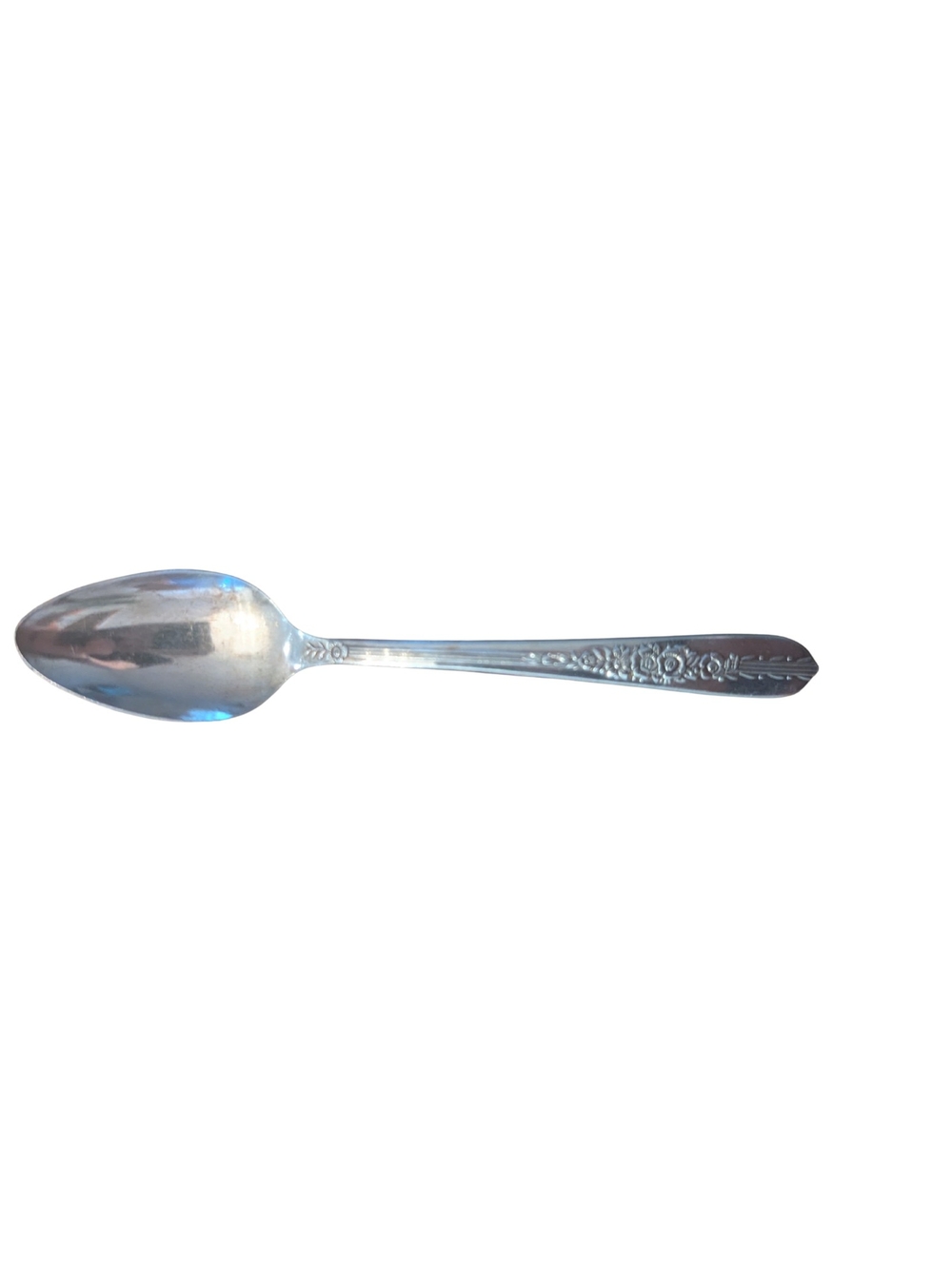 Vintage Nobility Plate 1939 Royal Rose Oneida Demitasse Spoon Silver Plate